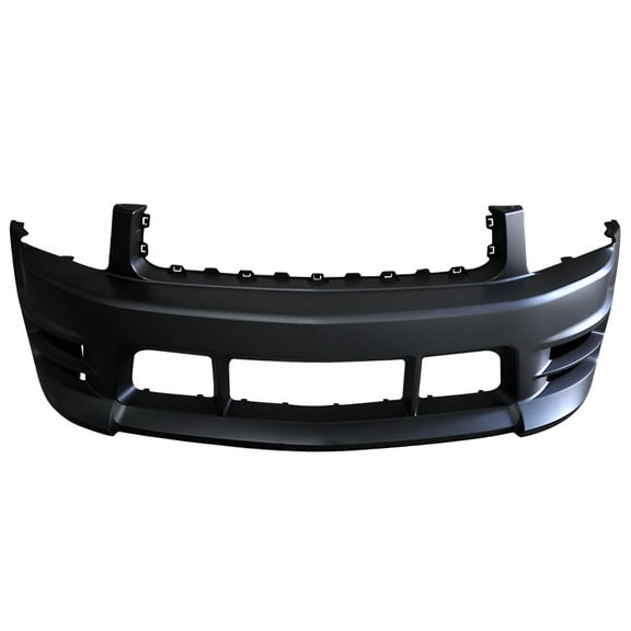 Ikon Motorsports Compatible with 05-09 Ford Mustang V6 Racer Style Front Bumper Cover Conversion Kit - PP