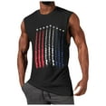 thumbnail image 2 of Linfrsh Big and Tall Tank Tops for Men,2025 Men's Workout Tank Top Gym Athletic Muscle Mens Undershirts Black,L, 2 of 4