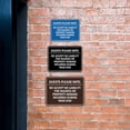 thumbnail image 4 of Signs ByLITA Classic Framed Guests Please Note: We accept no liability for injuries or property damage incurred during your stay Door or Wall Sign (Blue) - Medium, 4 of 8