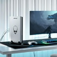 thumbnail image 5 of MINISFORUM NUCXI7 Intel Core i7 11800H Ultra Thin 8K Displays Desktop Computer 8 Cores Win 11 Multiple System Desktop Computer 32 GB RAM 1TB PCIe SSD, 5 of 7