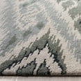 thumbnail image 3 of SAFAVIEH Capri Merrilyn Damask Wool Area Rug, Multi/Grey, 8' x 10', 3 of 7
