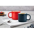 thumbnail image 2 of Kook Ceramic Camper Mugs, Cherry Red, 14 oz, Set of 2, 2 of 5