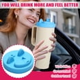 thumbnail image 5 of 40Oz Cup Lid, Water Cup Lid, Leak Proof Multi-Functional Silicone Cup Lid For Stanley 40Oz Tumbler, Leakproof Replacement Lid With Flip Design, Suitable For Daily Use & Outdoor, 5 of 5
