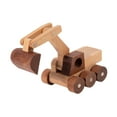 thumbnail image 4 of Zxpjkyu Wood Car Toy Engineering Vehicle Model for Kids Decor Figurine Fine Motor Skills Style D, 4 of 9