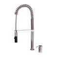thumbnail image 1 of Commercial Brass Spring Pull Down Single Handle Kitchen Faucet, 1 of 6