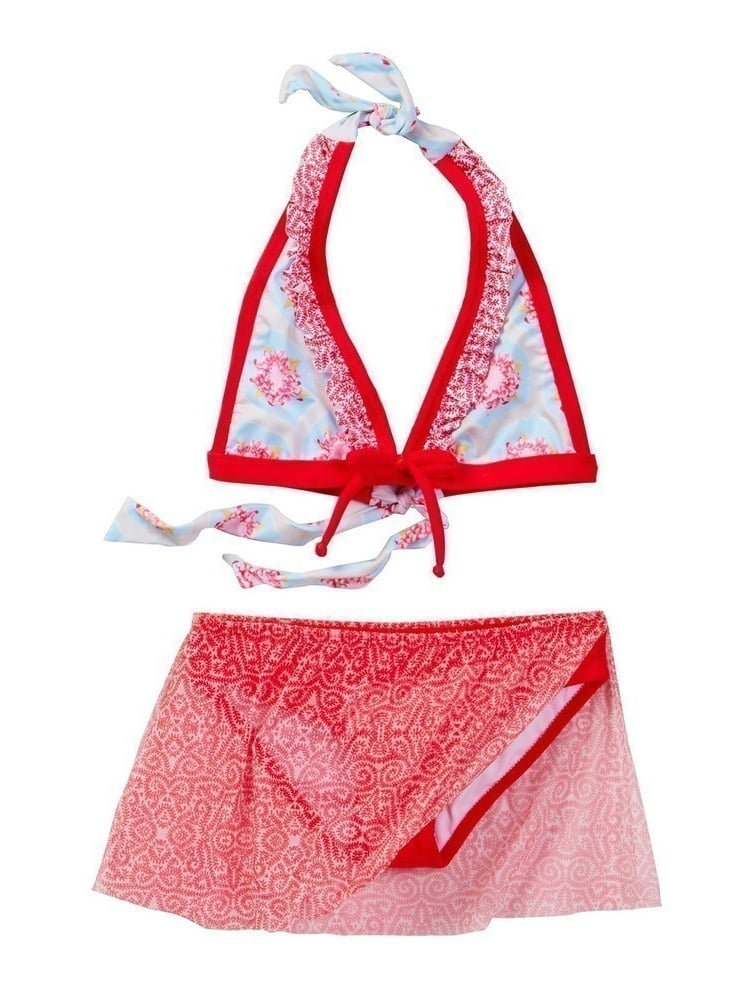 red bathing suit walmart