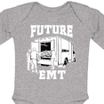 thumbnail image 4 of Inktastic Future EMT Ambulance Boys or Girls Long Sleeve Baby Bodysuit, 4 of 5