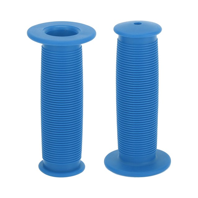 Cubiertas de empuñaduras de manillar de bicicleta Unique Bargains de 100 mm de largo, ligeras, protectores de empuñaduras de extremo de bicicleta, azules, 1 par