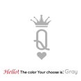 thumbnail image 1 of Motor Helmet Sticker Queen Vinyl Decals For Motorcycle Helmet Decal Decor Royal Q Stickers, 1 of 5