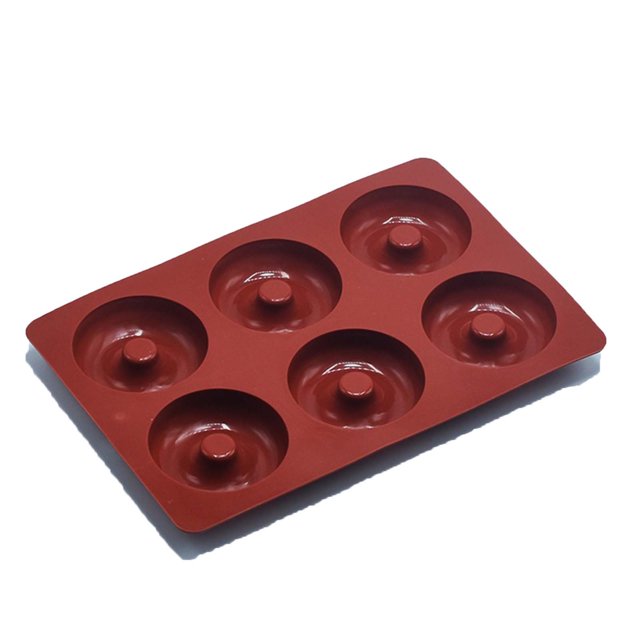 Donut molde de silicona DIY decoración la torta del pudín jalea horno hornear herramienta galleta