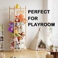 thumbnail image 5 of SpaceAid Wood Stuffed Animal Storage Organizer, 15.8" Wide, Natural, 5 of 5