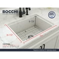 thumbnail image 2 of BOCCHI 1627-001-0120 Dual-Mount Fireclay 24 in. Single Bowl White Kitchen Sink, 2 of 7