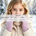thumbnail image 4 of hengsof Fall Winter Gloves Full Finger for Boys Girls - Kids Thick Thermal Knitted Gloves for Cold Weather 3-8Y, 4 of 5