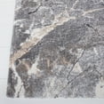 thumbnail image 4 of SAFAVIEH Cyrus Liadain Abstract Shag Area Rug, Gray/Beige, 5'5" x 7'6", 4 of 12