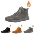 thumbnail image 4 of NOKIO Men'S Snow Boots Men'S High Top Snow Boots Fashion Casual Trainers Breathable Flat Casual Shoes Winter Padded Warm Men'S Boots Men'S Leisure Snow Field Shoes, 4 of 5