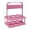 Pink, variant on NSESSHome Portable Drink Carrier for Big Cups, Foldable Plastic Cup Holder, Reusable Cup Holder Carrier with Handle, Drink Delivery Carrier