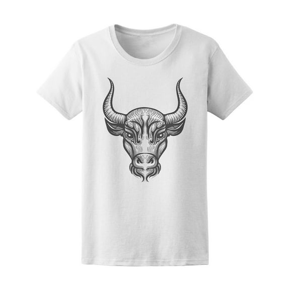 Bull Head T-Shirt Men -Image by Shutterstock, Male x-Large