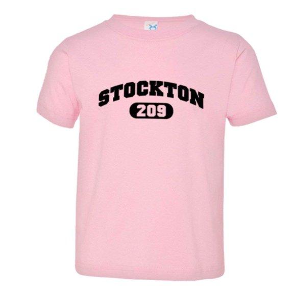 PleaseMeTees™ Toddler Stockton 209 MMA Area Code California HQ Tee