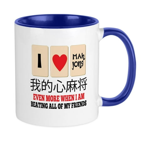 

CafePress - Mah Jong & Beating Mugs - Ceramic Coffee Tea Novelty Mug Cup 11 oz