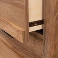 thumbnail image 5 of Bowery Hill 3-Drawer Farmhouse Engineered Wood Chest in Brown, 5 of 12