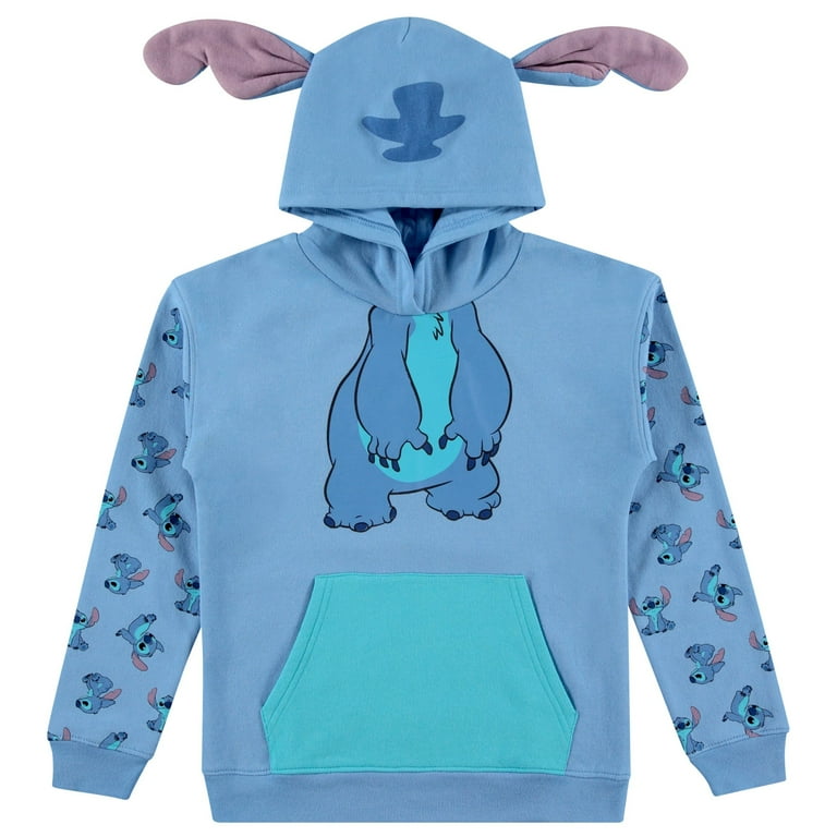 Disney Girls Lilo Stitch Cosplay Hoodie Set Stitch Costume