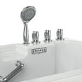 thumbnail image 6 of 54 in.Right Drain Walk-in Soaking Bath Tub with Outward Opening Door in White, 6 of 15