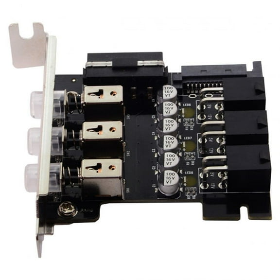 JSER 3 Hard Disk Control System Intelligent Control Management System HDD SSD Power Switch with Low Profile Bracket