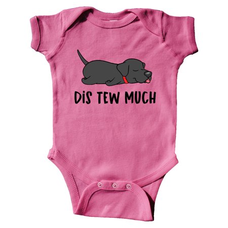 

Inktastic Napping Dis Tew Much Labrador Retriever Gift Baby Boy or Baby Girl Bodysuit