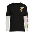 thumbnail image 7 of The Simpsons Men's and Big Men's Long Sleeve Graphic T-Shirt and Beanie Hat Gift Set, Sizes S-3XL, 7 of 7