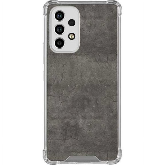 Skinit Concrete Dark Iron Grey Concrete Galaxy A53 5G Clear Case