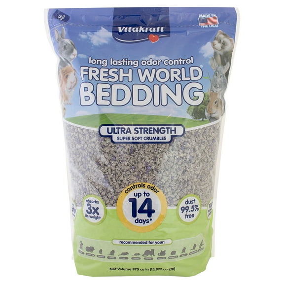 Vitakraft Fresh WorldÂ® Bedding for Small Animals-Ultra Strength, 975 cu in size