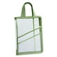 thumbnail image 5 of Bolsa organizadora de documentos, maletín portátil transparente, organizador de archivos, Estuche de transporte para papeles, cuadernos, papelería, es Verde, 5 of 8