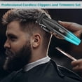 thumbnail image 7 of VGR 640S2 Professional Hair Clippers for Men, 9000RPM Cordless Barber Clippers and Trimmers Set, Zero Gap T-Blade Hair Cutting Kit, DLC Coated Ceramic Blade Barber Kit with LED Display(Green), 7 of 7