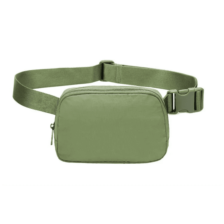 Boutique Everyday Belt Bag Fanny Pack Unisex Crossbody Bag Waist Pack Olive Green