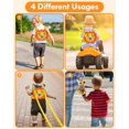 thumbnail image 2 of Correa para caminar para niños pequeños, correa de arnés de seguridad para niños 4 en 1, arnés para bebés con cerraduras de seguridad para niños, correa para niños (león), 2 of 5