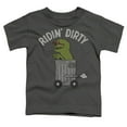 thumbnail image 2 of Sesame Street Oscar Ridin Dirty Kids T Shirt (2) for Toddler Boys and Girls, Charcoal, 2 of 4