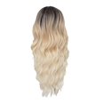 thumbnail image 2 of Hair Wigs For Women Wavy Wig For Women 26 Inch Middle Part Curly Wavy Wig Natural Looking Synthetic Heat Fiber Wig For Daily Party Lace Front Wigs Human Hair, 2 of 6