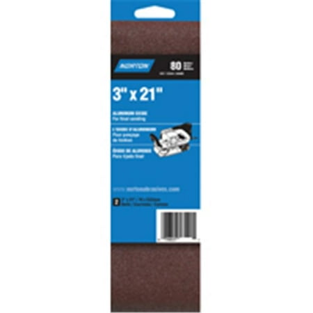 

Norton 2241 3 x 21 Cloth Sand Belt 80