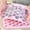 Pink, variant on 25 Grid Silicone for Small Round Ice Making Tray