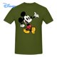 thumbnail image 1 of Disney Mickey Mouse Cartoon Creative T shirt Harajuku Short Sleeve T-shirt 100% Cotton Graphics Tshirt Brands Tee TopS Gao Jinjia LED, 1 of 2