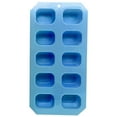 thumbnail image 1 of Veeogra Clearance,Ice Cube Tray,Ice Molds,Creative Square 10 Even Ice Grid Plastic Ice Box Homemade Ice Convenient Ice Storage Box Ice Ball Model,Ice Cube Mold,Blue, 1 of 6