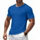thumbnail image 2 of Ceisia Men's Solid Color Quick-Dry Mesh Crew Neck T-Shirt for Running & Fitness Blue L Gifts, 2 of 7