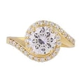 thumbnail image 4 of 4.25 Ratti 3.00 Carat Natural White Zircon Stone Gold Plated Adjustable Astrological/Purpose Ring For Men And Women Aa+ Quality-B08XMH, 4 of 8