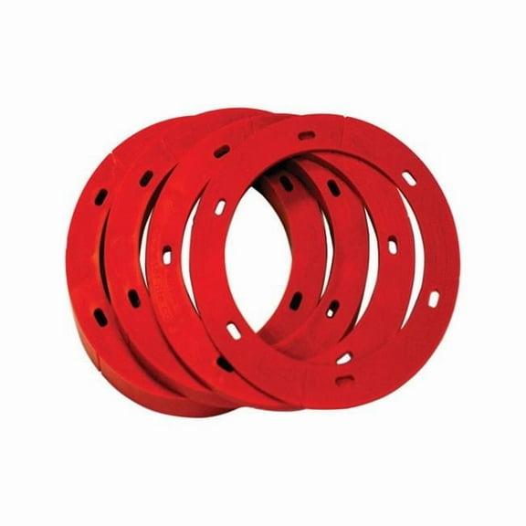 Set-Rite Toilet Flange Spacer Kit - Red  Polypropolene