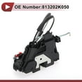 thumbnail image 3 of Motor de actuador de bloqueo de puerta de potencia Unique Bargains para Kia Soul 2011-2013, ensamblaje de actuador de pestillo de puerta del lado del pasajero delantero con cable No.813202K050, 3 of 8