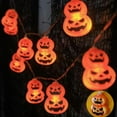 thumbnail image 5 of RimdGhov Halloween LED Light String - Spiderweb, Demonic Pumpkin Theme, Party Decorative String Lights (Multiple Sizes Available), 5 of 11