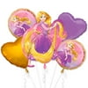 Rapunzel Deluxe Balloon Bouquet - 5pc Mylar Kit