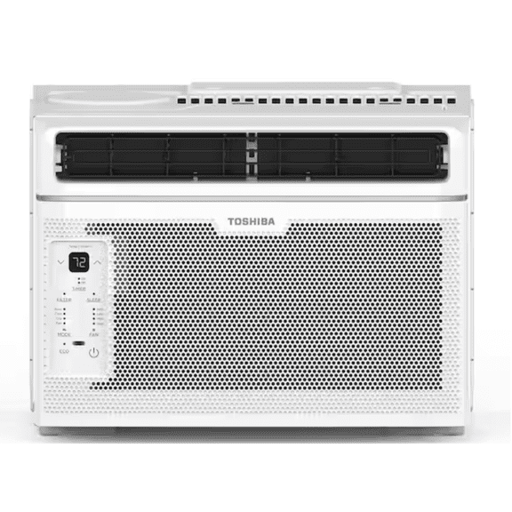 Restored Toshiba RAC-WK0612CRRUFR 6000 BTU 115V Window Air Conditioner with Remote for Rooms up to 250 sq. ft., White (Refurbished)