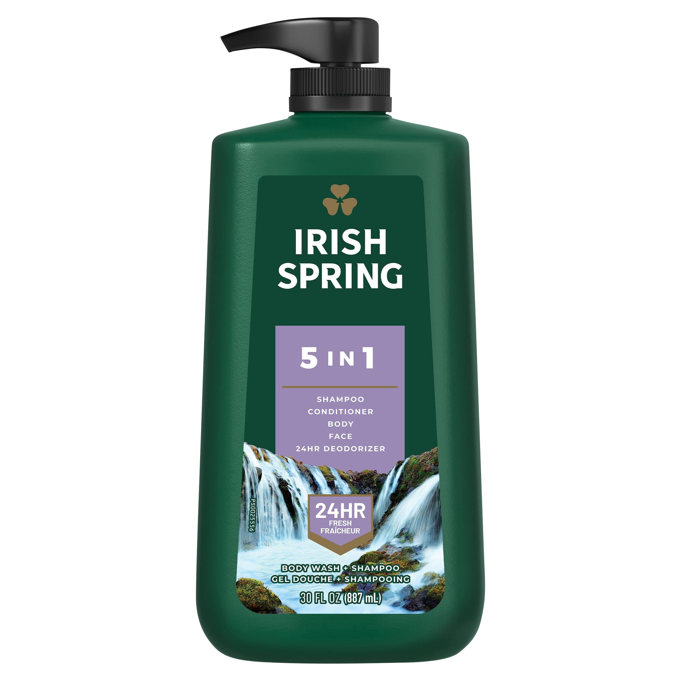 Irish Spring Body Wash for Men, 5-in-1 Body Wash Pump, 30 Oz