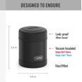 thumbnail image 2 of Thermos Vacuum Insulated Food Jar, Matte Black, 10oz, 2 of 10